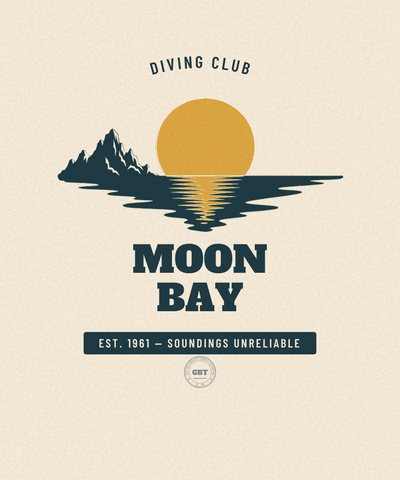 Moon Bay -mærke udgivet af Gazetteer Bureau