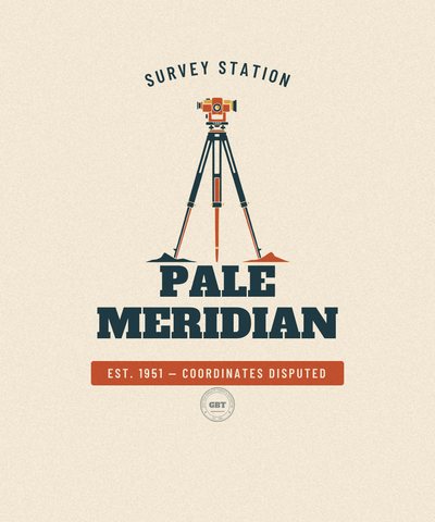 Pale Meridian -mærke udgivet af Gazetteer Bureau