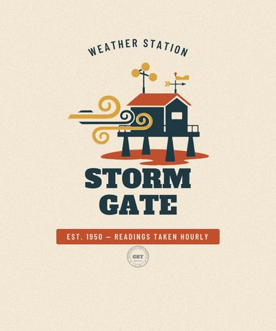 Storm Gate  badge issued by the Gazetteer Bureau