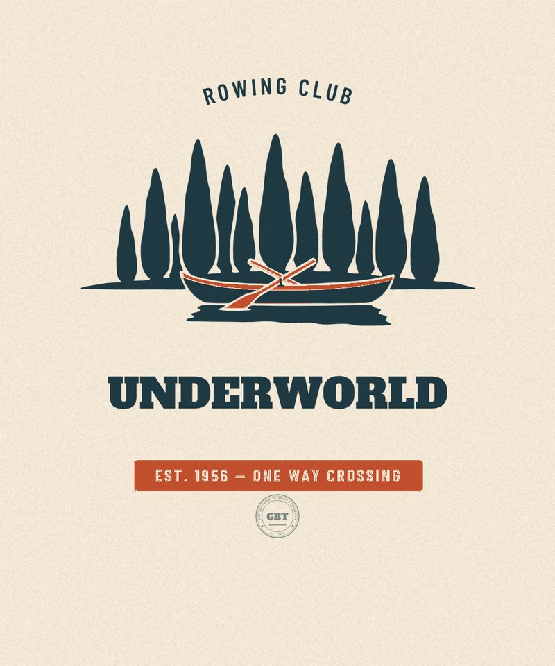 Underworld Rowing Club badge, issued EST. 1956 by the Gazetteer Bureau